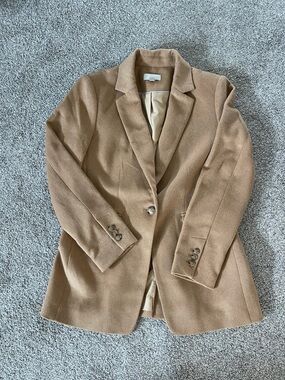 LOFT Women's Camel Single-Button Tailored Blazer